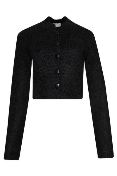 Khaite Ello Buttoned Cropped Jacket
