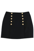 Balmain Button Embellished Mini Skirt