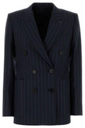 Givenchy Double-Breasted Pinstripe Blazer