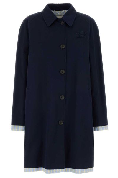 Miu Miu Long-Sleeved Button-Up Coat