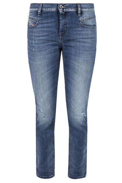 Diesel Belthy High-Waisted Fitted Jeans