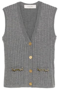 Golden Goose Deluxe Brand V-Neck Knitted Vest