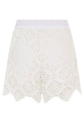 Herno Scalloped Crochet Shorts