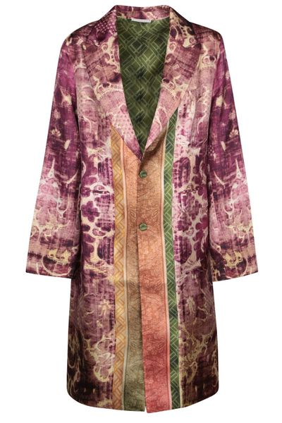 Pierre-Louis Mascia Cialdas Patchwork Coat