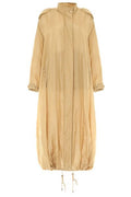 Alberta Ferretti Zip-Front Drawstring Coat