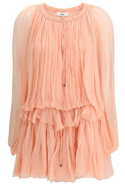 Chloé Cape Mini Dress