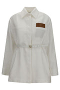 Fendi Belted Patch-Pocket Jacket
