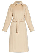 Max Mara Riccio Collared Tie-Waist Coat