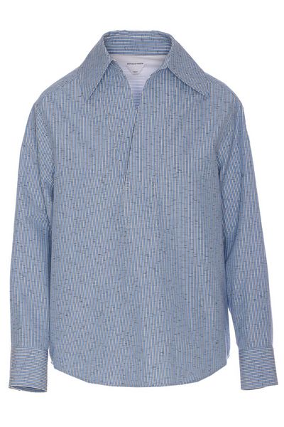 Bottega Veneta Long-Sleeved Striped Shirt