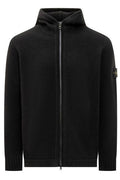 Stone Island Logo Patch Hooded Cardigan