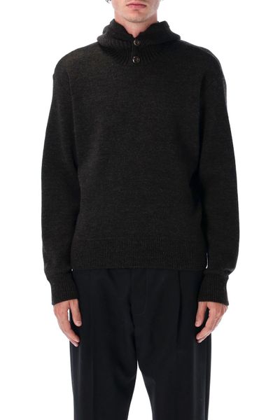 Lemaire Long-Sleeved Knitted Hoodie