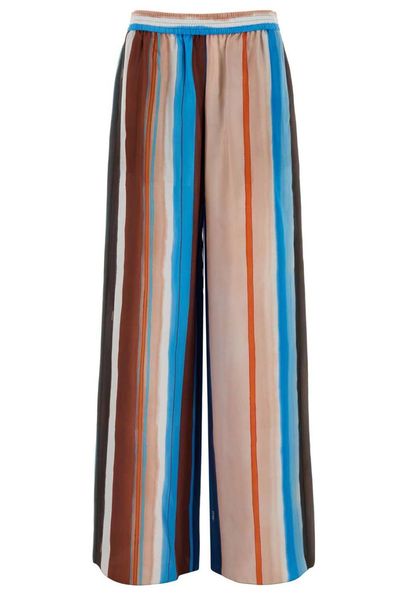 Fendi Wide-Leg Striped Trousers