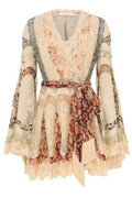 Zimmermann Patchwork Lace Mini Dress