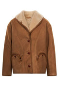 Blazé Milano Shearling-Trimmed Coat