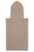 Max Mara Livigno Logo Embroidered Ribbed-Knit Poncho