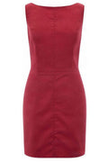 Elisabetta Franchi Fish Scale Pattern Taffeta Mini Dress