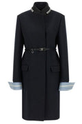 Prada Jewel Collar Coat