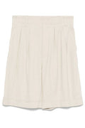 Lorena Antoniazzi Turn-Up Hem Pleated Shorts