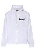 Balenciaga Graphic Printed Zip-Up Hoodie