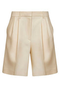 Khaite Pleated Knee-Length Shorts