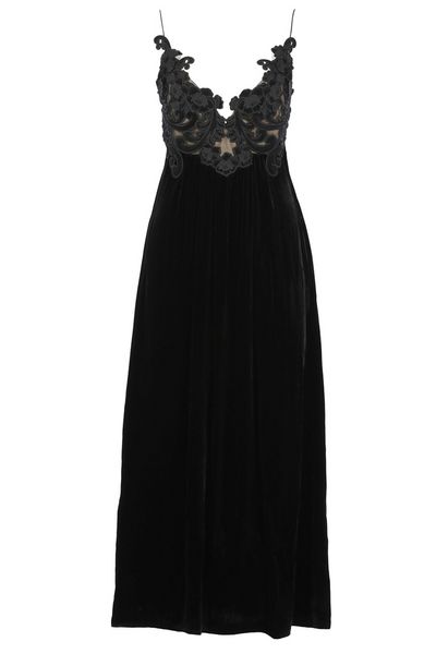 Zimmermann V-Neck Velvet Sleeveless Dress