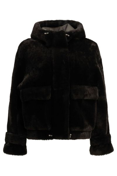 Blancha Hooded Fur Jacket