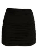 Tory Burch Ruched Detailed Stretch Mini Skirt