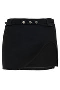 The Attico Belted Mini Skirt