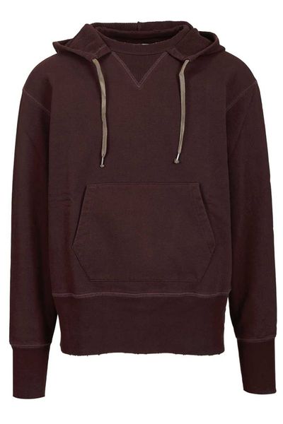 Maison Margiela V-Insert Drawstring Hoodie