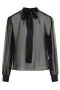 Dolce & Gabbana Chiffon Pussy-Bow Blouse