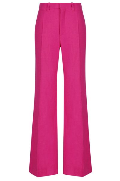 Chloé Pleated Flared Trousers