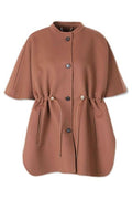 Max Mara Loose Fit Drawstring Cape