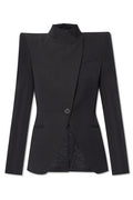 Alexander McQueen Twisted Spliced Jacket