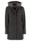 Fay Toggle Fastened Hooded Coat