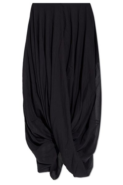 Totême Cocoon Draped Midi Skirt