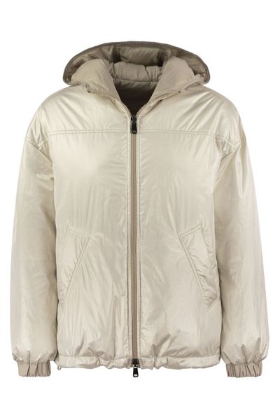 Brunello Cucinelli Hooded Reversible Jacket