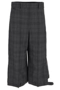 Balenciaga Checked Deconstructed Long Shorts