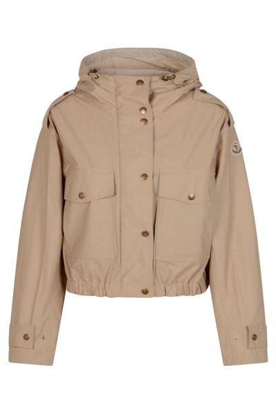 Moncler Carex Hooded Poplin Jacket