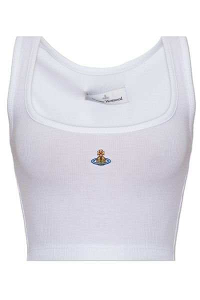 Vivienne Westwood Cropped Logo Tank Top