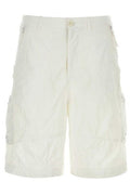 Ten C Logo-Appliqué Drawstring Hem Bermuda Shorts