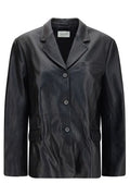 Magda Butrym Single-Breasted Leather Blazer