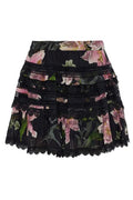Allsaints Zora Lace-Trim Mini Skirt