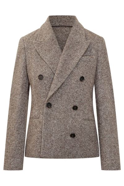 Brunello Cucinelli Double-Breasted Long Sleeved Blazer