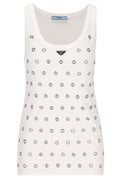 Prada Cut-Out Detailed Sleeveless Top