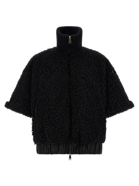 Moncler Logo Patch Short Sleeved Jacket