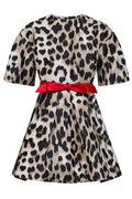 Givenchy Leopard Jacquard Cocoon Mini Dress