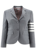 Thom Browne Plain Weave 4-Bar High Armhole Sport Coat