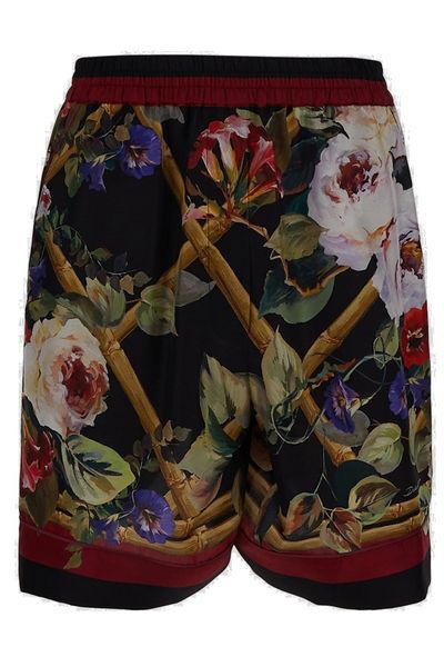 Dolce & Gabbana Floral Printed Shorts
