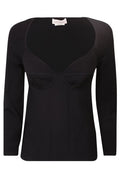 Alexander McQueen Long Sleeved Stretched Top