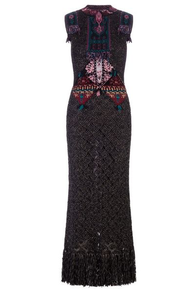 Etro Sleeveless Knitted Maxi Dress